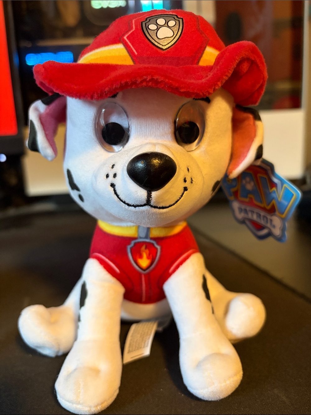 Paw Patrol Marshall Plush Toy - Red, White, Black